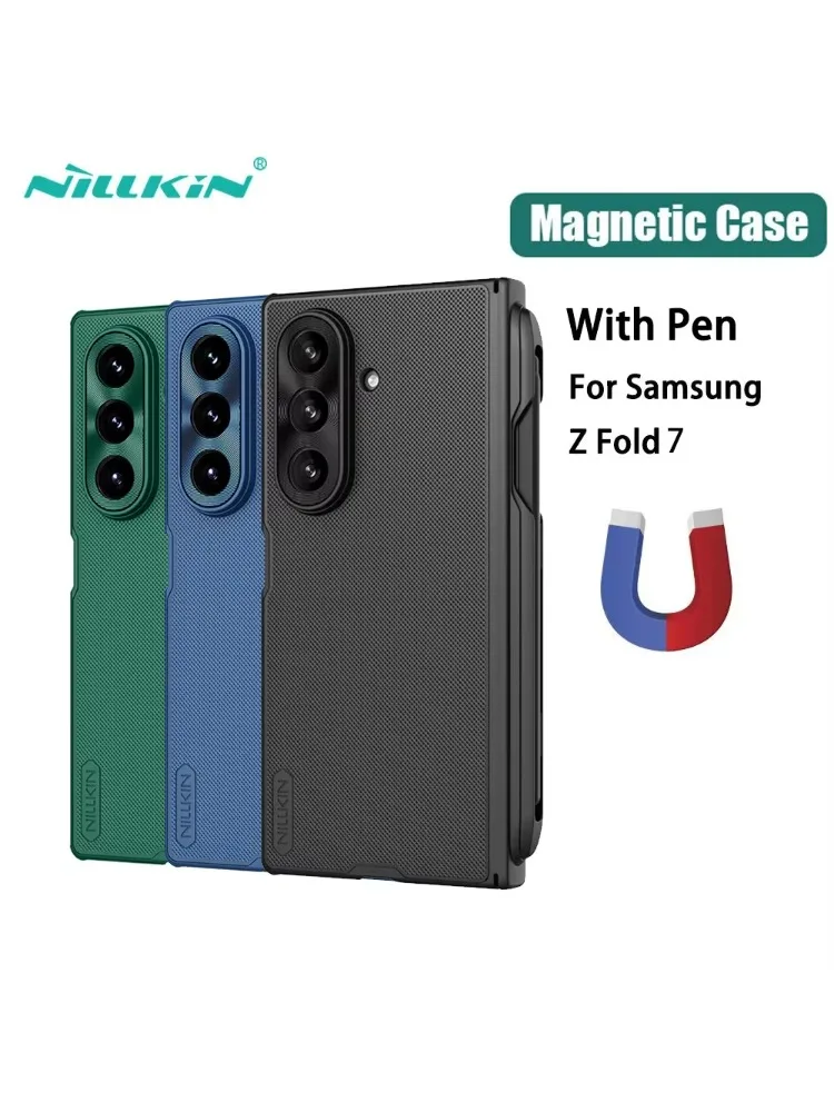 Etui do Samsung Galaxy Z Fold 7 Magsafe Nillkin Frosted Shield Fold Prop Cover z uchwytem na długopis — zdjęcie produktu 7