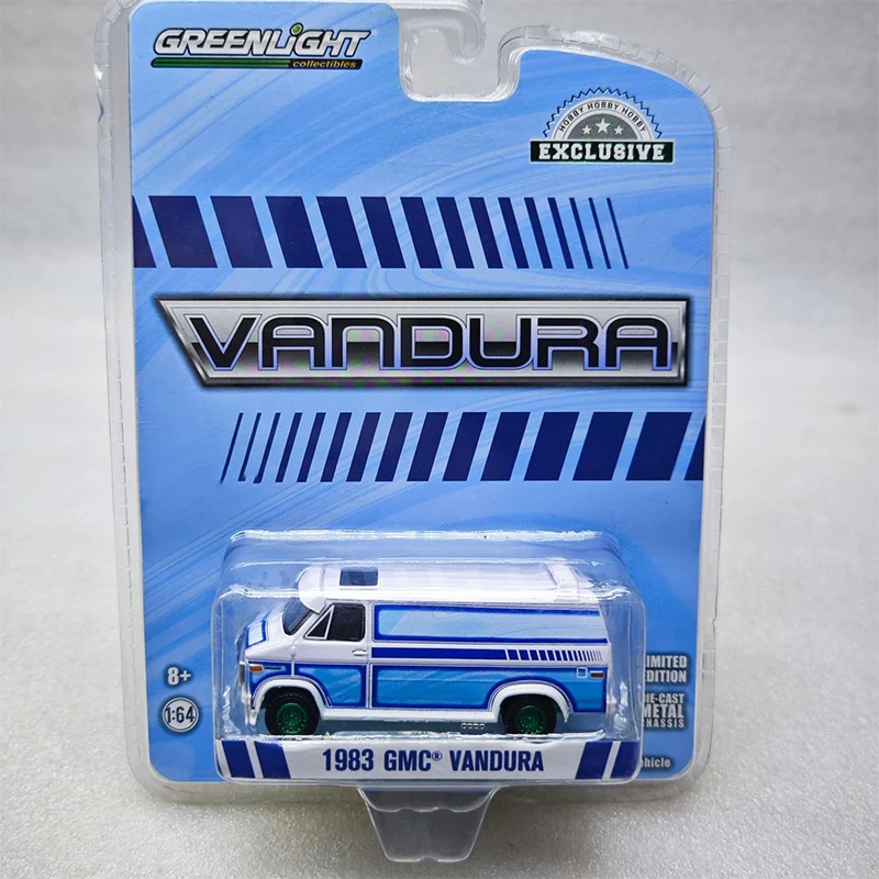 Greenlight 1:64 1983 GMC Vandura Custom Green Machine Series Alloy Die Casting Model Collect Ornaments