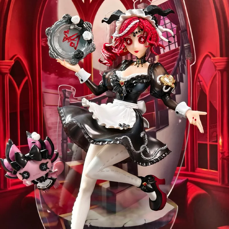 

Identity V Red Haired Witch Priestess Figure Acrylic Stand Display Collectible Gothic Style Handwork Tabletop Display Cute Gift