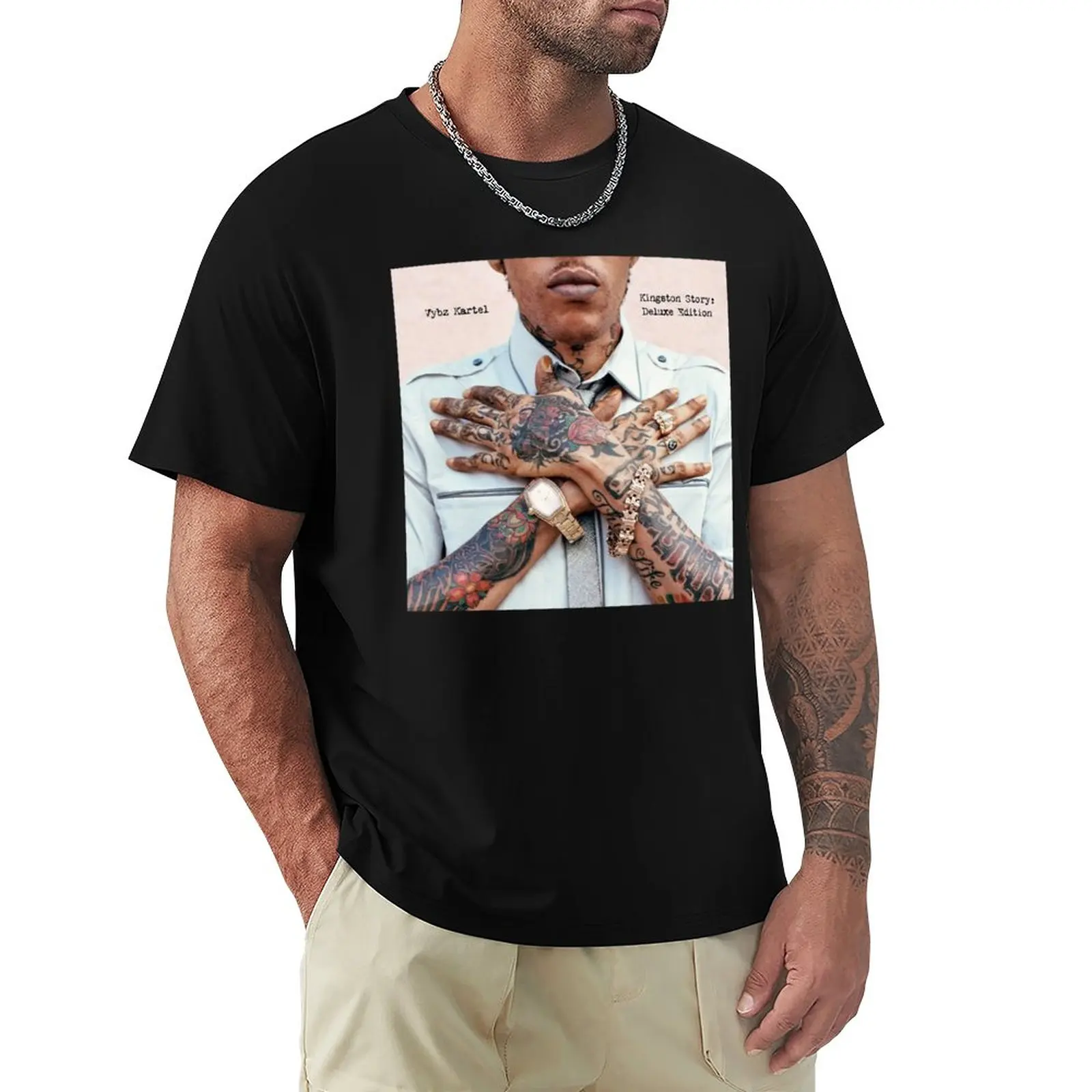 

Vybz Kartel Kingston Story T-Shirt oversized t shirts funny t shirt t shirt men