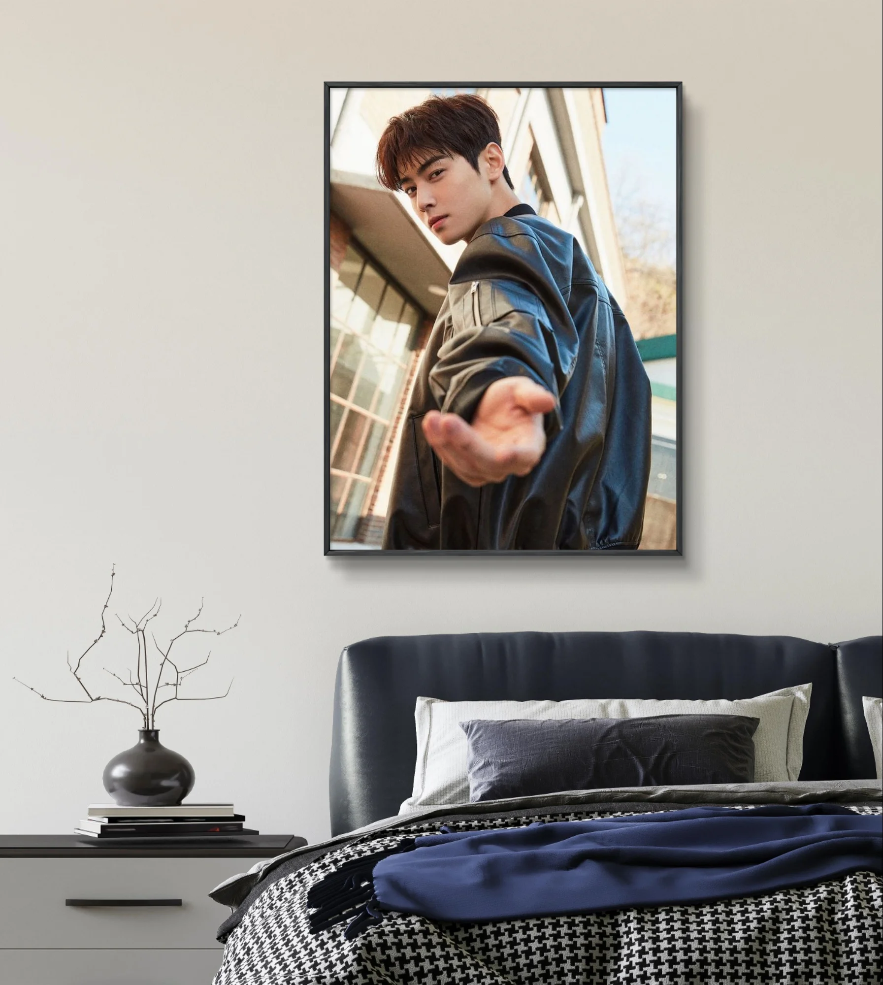 Korean Singer and Actor Che Yinyou Wall Decoration Diamond Painting Handmade Holiday Gift Home Living Room Bedroom Office Wall Decoration Full of Round Diamonds view 2