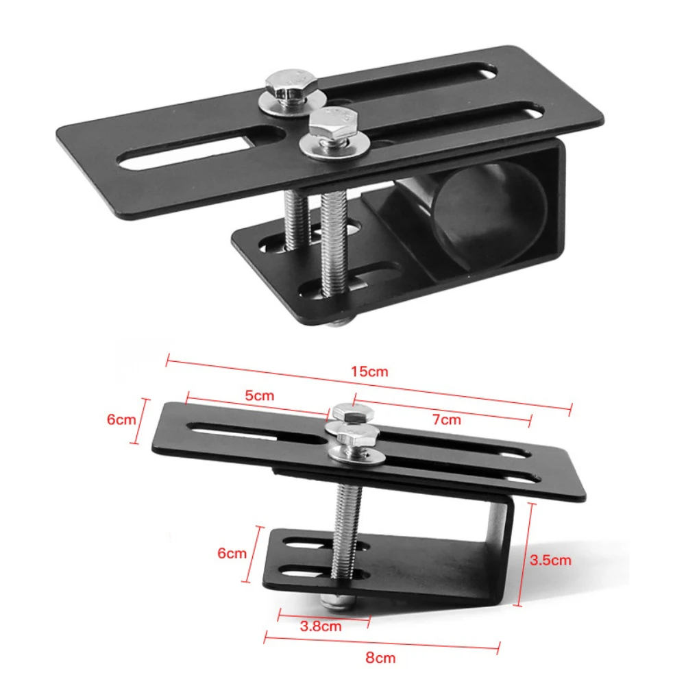 1/2PCS SUV Car Roof Rack Fixed Snap-on Roof Spotlight Mount Bracket Clamp Luggage-Rack Mounting Holder Exterior Part