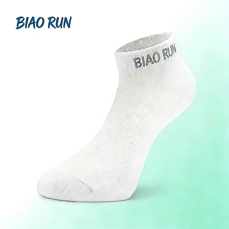 

BIAO RUN Ежедневные спортивные носки унисекс | Противоскользящие, износостойкие | Дышащие, впитывающие пот, мягкие для улицы