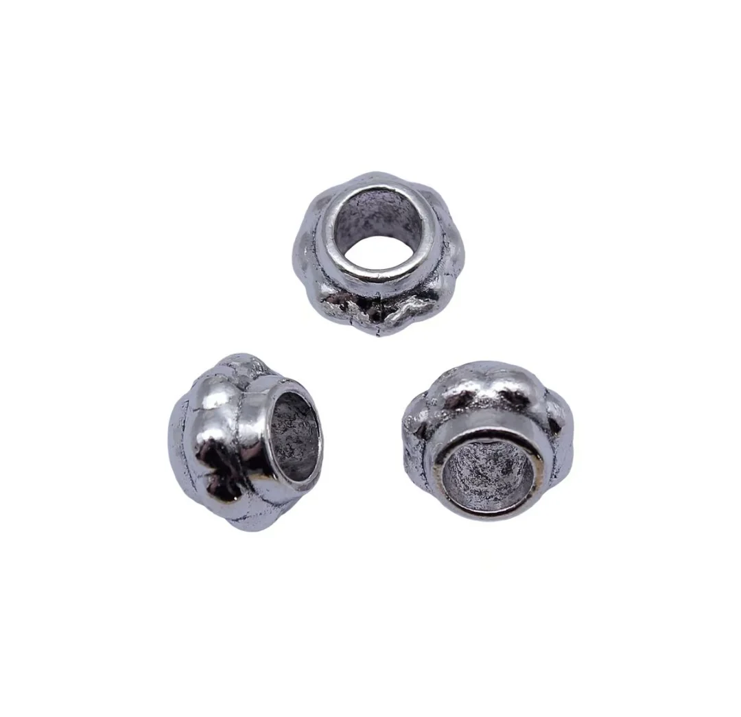 

10pcs 11x11x7.8mm Zinc alloy metal tibetan silver plated bead T1493 for jewelry making