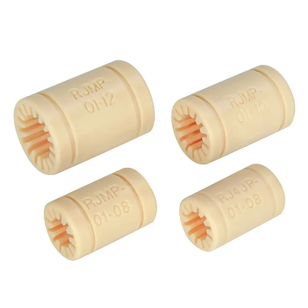 1PC RJMP-01 RJ4JP-01 RJMP-01-10 Linear Bearing Solid DIY Bearing Shaft Plastic Dustproof Bushing Polymer 3D Printer Parts