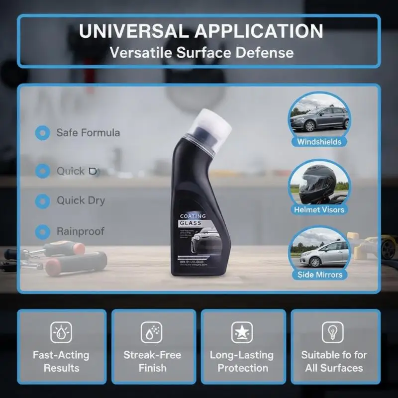 Car Windshield Defogger 70ML Non Toxic Anti Fog Glass Cleaner Fits Motorcycle Helmet Visor Bathroom Mirror