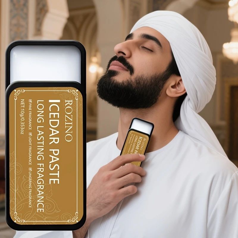 

Бальзам с ароматом кедра 10 г, дезодорирующий бальзам для бороды и тела для мужчин, интенсивно увлажняющий, нежирный, с длительным ароматом для бороды