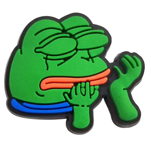 Забавный-мем-sad-frog-pepe-1-шт-обувь-из-ПВХ-подвески-аксессуары-для-старевых-сабо-в-Интернете-милые-украшения-для-обуви-для-унисекс-подарки-для-детей-подростков