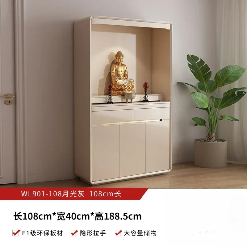 FG-8   Buddhist niche incense case modern light luxury simple small Guanyin Bodhisattva Buddha statue seat platform
