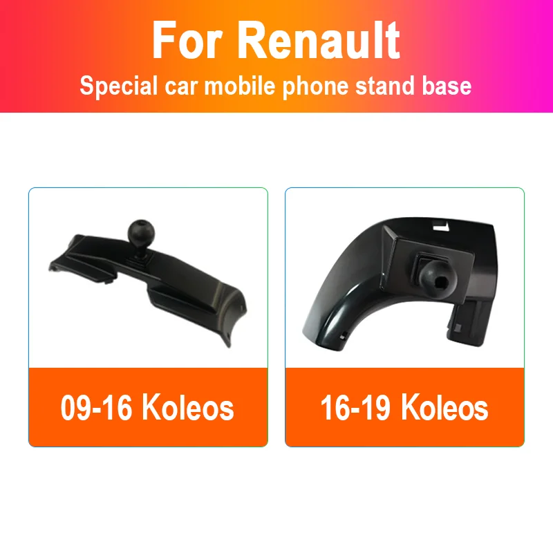 Dudukan telepon mobil mendukung braket tetap Outlet udara Aksesori dasar untuk Renault Koleos Samsung QM5 QM6 MK1 MK2 2022 2008 ~ 2023