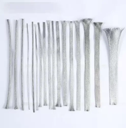6M 304 Stainless Steel Wire Cable Braided Sleeve Metal Sheath Expandable Conductive Shielding Screening Signal Wire Cable