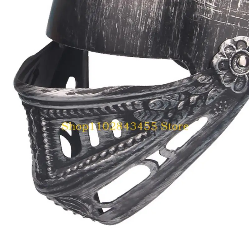 

49MC Gladiators Hat Roman Warrior Headwear Medieval LARP Cosplay Actor Ancient Gladiators Hat Headpiece