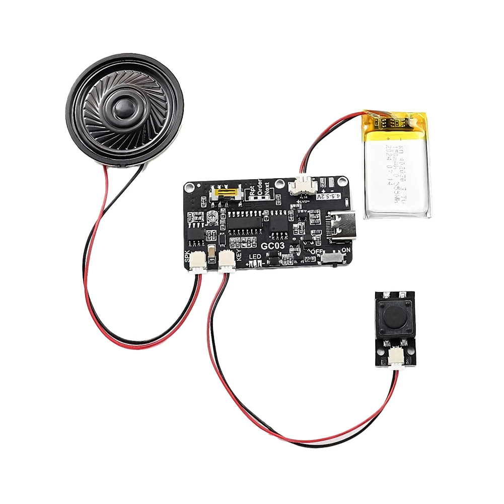 Reliable-Recording Greeting Card 8M Movement Box Holiday Christmas Birthday Card Music Cover Wall MP3 Download Voice Module-ABDQ