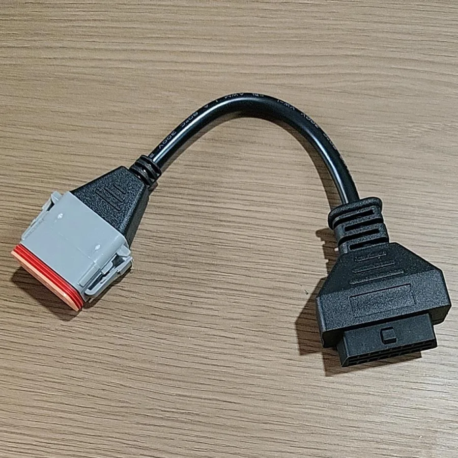 OBD Adapter 12 PIN Connector for Cummins Truck Scanner Test Cable for Inline6 Komatsu 12pin To OBD2 16pin Convert Wire Harness