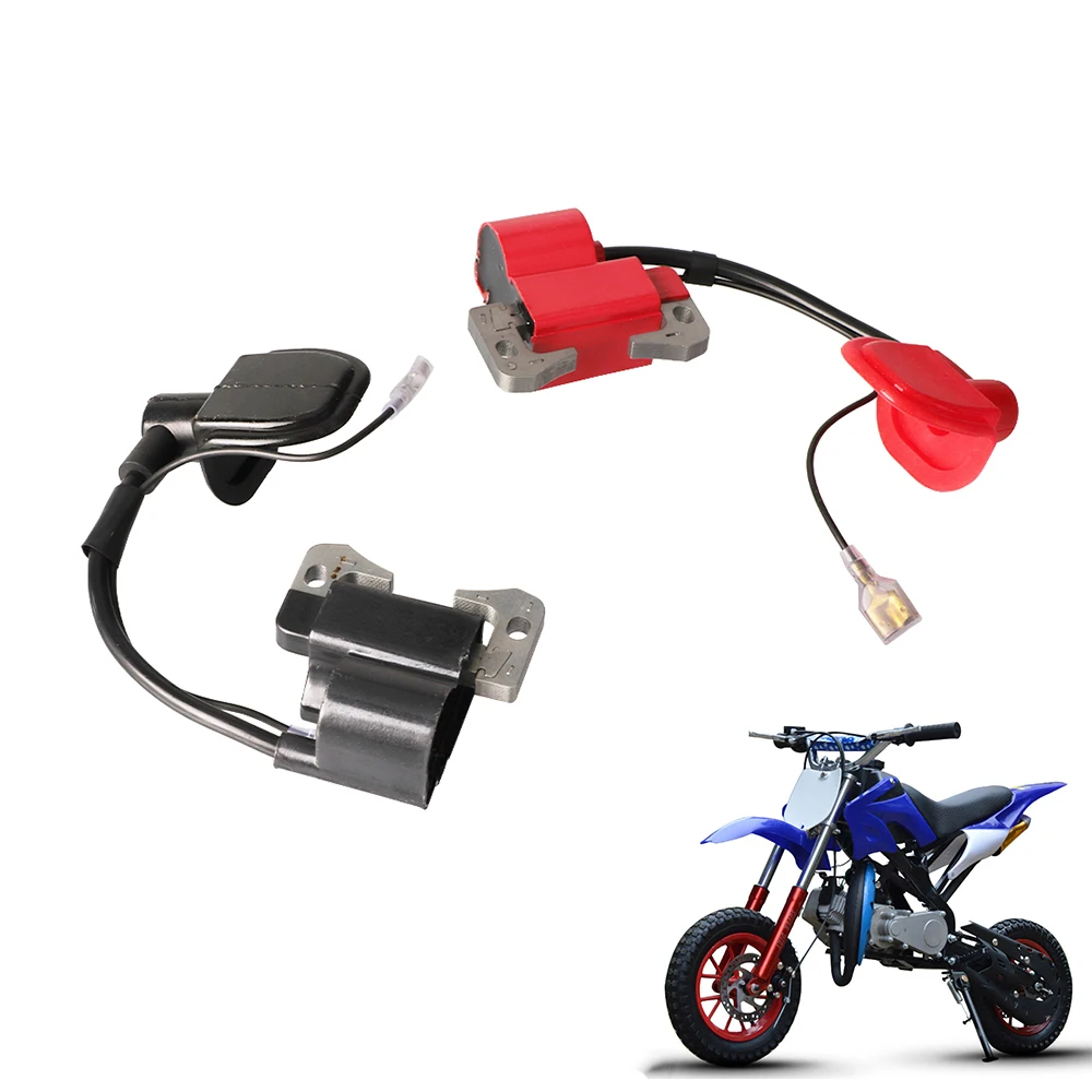 

For 2 Stroke 33cc 43cc 47cc 49cc 50cc Mini Moto Dirt Pocket Bike Moped Chopper Scooter Kids ATV Quad Go Kart Ignition Coil