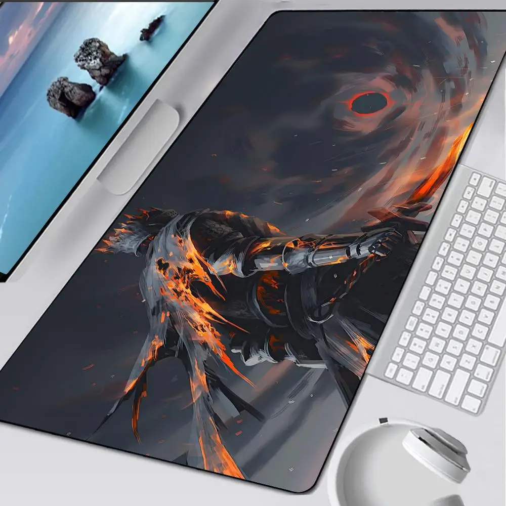 لوحة ماوس Game Dark Souls المطاطية للكمبيوتر المحمول Xxl Mousepad Notebook Gamer Computer Table Gaming Accessories