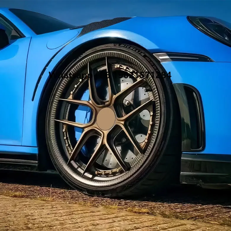 

Gloss Black Carbon Deep Concave Forged Wheels 19 Inch 5x130 Carbon Fiber Alloy Rims Custom Fit for Chevrolet Corvette C8