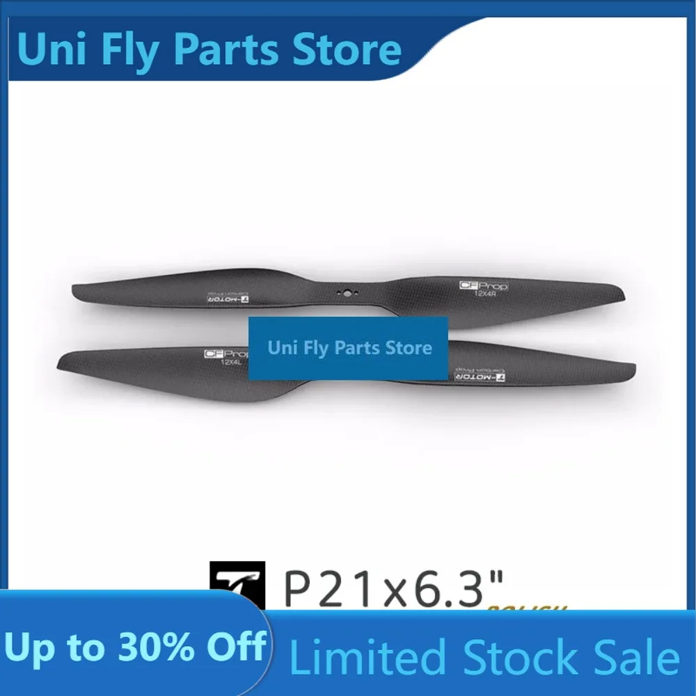 P21T-MOTOR Multi-rotor Polish Carbon Fiber Propeller/PAIR Ultimate Pulling Force11kg Best Performance Speed Range DroneUniFly
