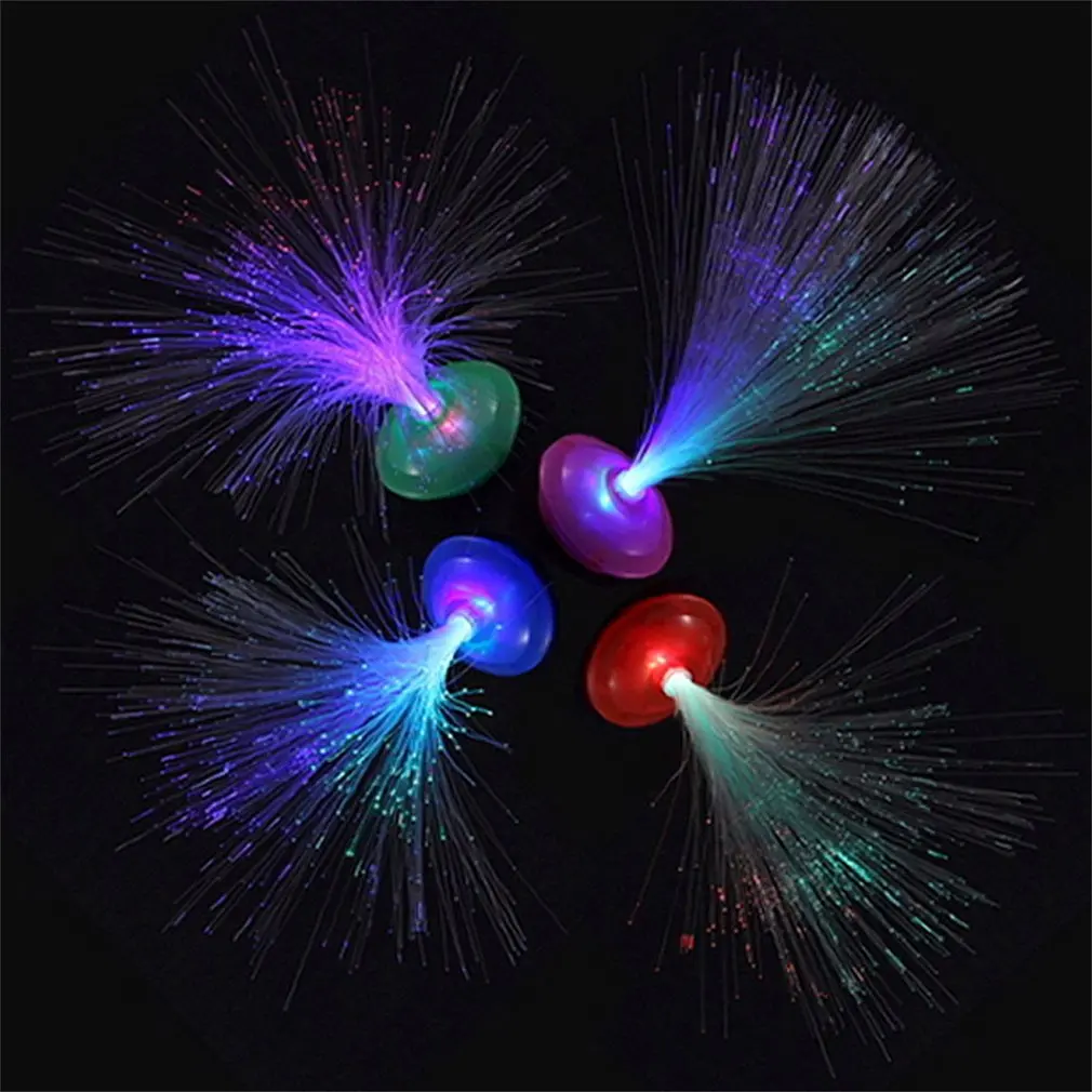 Party Bar Decor Beautiful Romantic LED Lamp Color Changing LED Fiber Optic Nightlight Lamp Small Night Room decoration Light