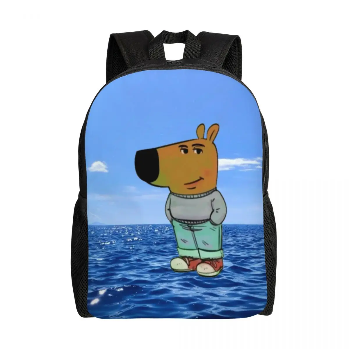 

Пользовательский забавный мем Just A Chill Guy Dog рюкзак для женщин и мужчин повседневная сумка для книг для колледжа школьные сумки