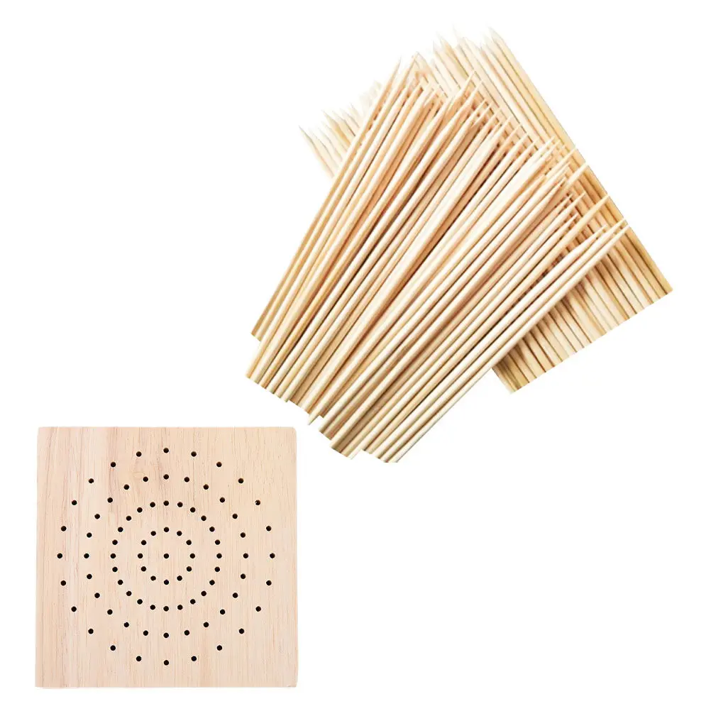 Picture 6: 1Set Wood Insert Board for Sculpting Clay Display Stand Drying Base Shelf Display Holder Exquisite Workmanship Comfortable