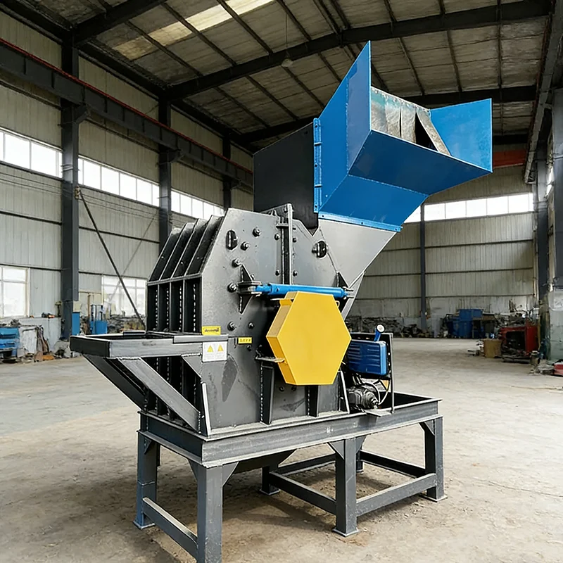 Efficient Metal Wood Tire Plastic Recycling Shredder Crusher Machine Waste Treatment Equipment Heavy Duty Scrap Shredder