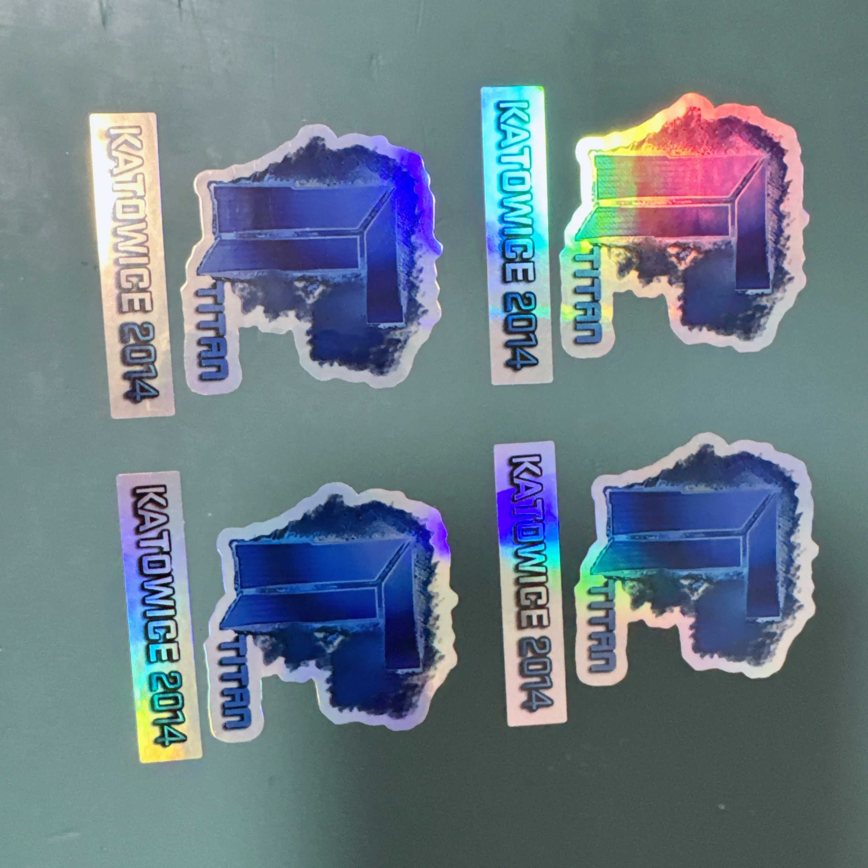 4 قطع/مجموعة من شارات الدراجة والدراجات النارية اللامعة بالليزر ثلاثية الأبعاد من تيتان - يمكن تطبيقها على حافظات الهاتف والكتب والأمتعة #3