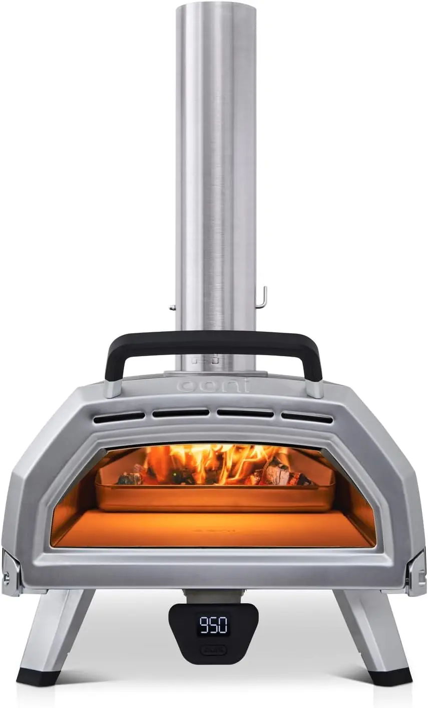 

16 Multi-Fuel Outdoor Pizza Oven - Wood & Gas Fired Oven Stonebaked Pizza Oven - Dual Fuel Pizza Maker