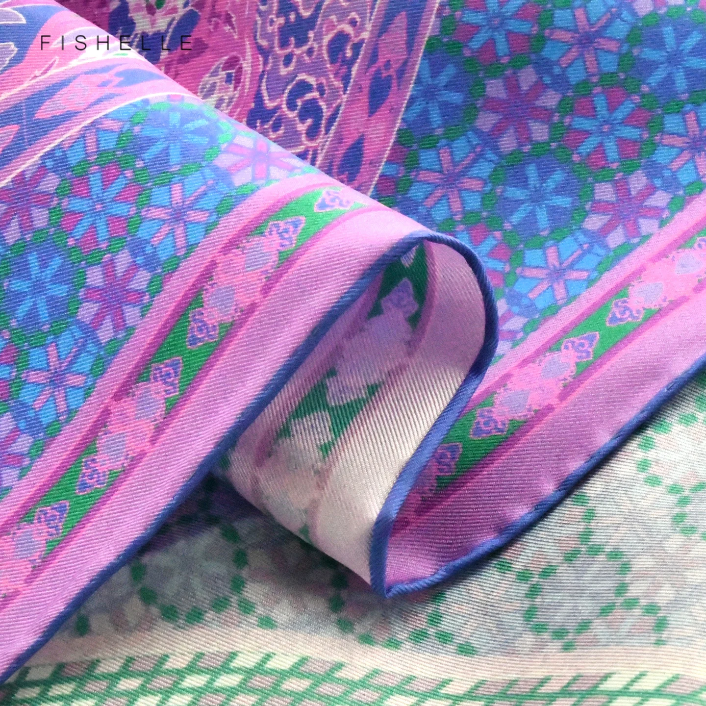 Exquisite Prints 100% Natural Silk Scarf Women Bandana Wrap Shawl Twill 14MM Hijab Square Kerchief 90cm Luxury Gift