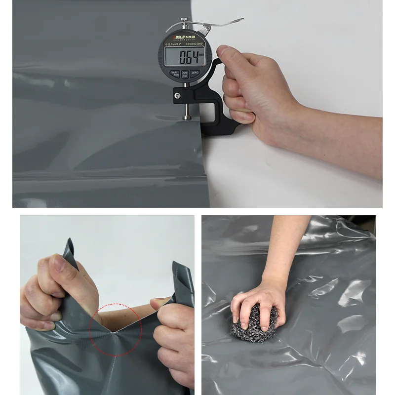 0.65mm Heavy Duty Tarpaulin Truck Waterproof Tarp Cover Car Shed Rainproof Cloth Terrace Umbrella Awning Canopy Tent Canvas view 5