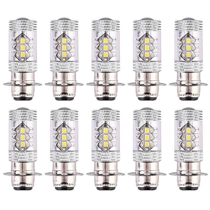 

10X H6 Headlight LED Light Bulbs 12V White 80W Fog Light Bulb Auto Indicator Lamp 6000K Auto LED Parking