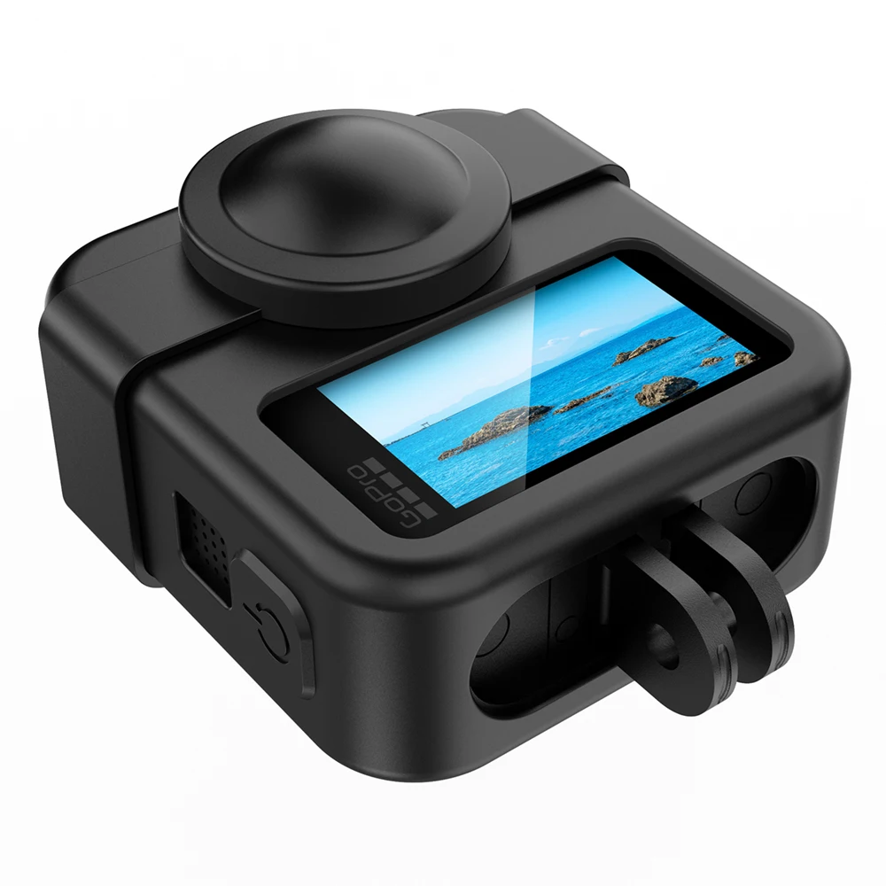ل GoPro MAX 2 غطاء من السيليكون غطاء العدسة غطاء السيليكون واقي للشاشة فيلم واقية لملحقات GoPro Max2