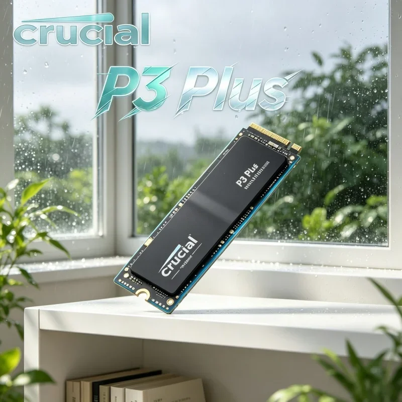 

Smooth Game Experience Crucial P3 Plus NVMe M.2 2280 SSD PCIe4 1TB 2TB Fast Boot Low Latency Internal Hard Disk