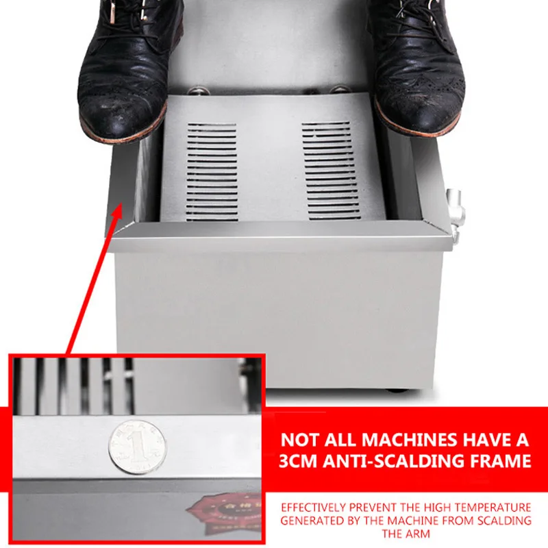 Fritadeira elétrica comercial fritar batatas fritas espetos fritos frango frito cutlet batatas fritas fritadeira