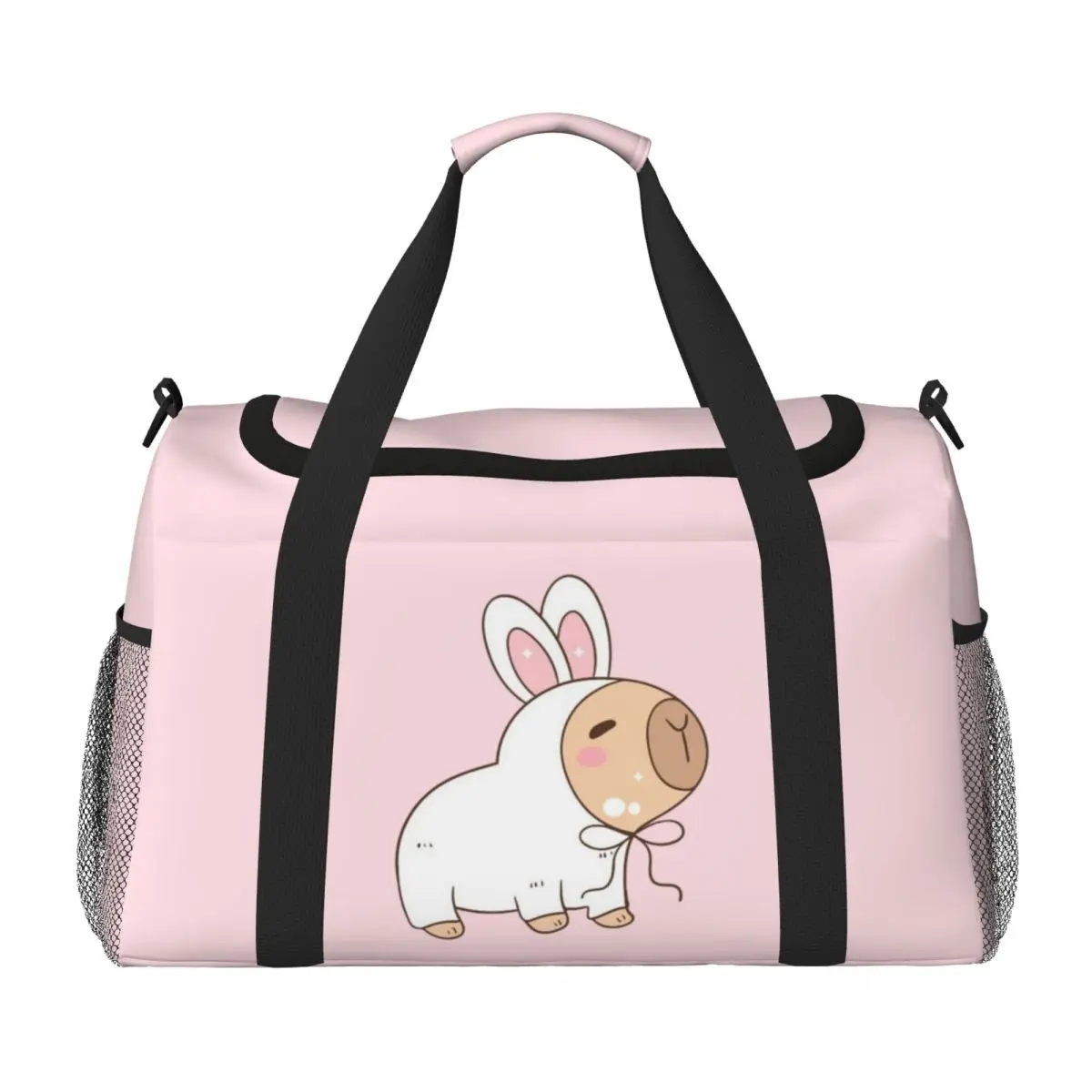 

Симпатичная дорожная спортивная сумка Capibala для женщин, спортивная сумка, сумка для фитнеса, большая вместительная ночная сумка для выходных