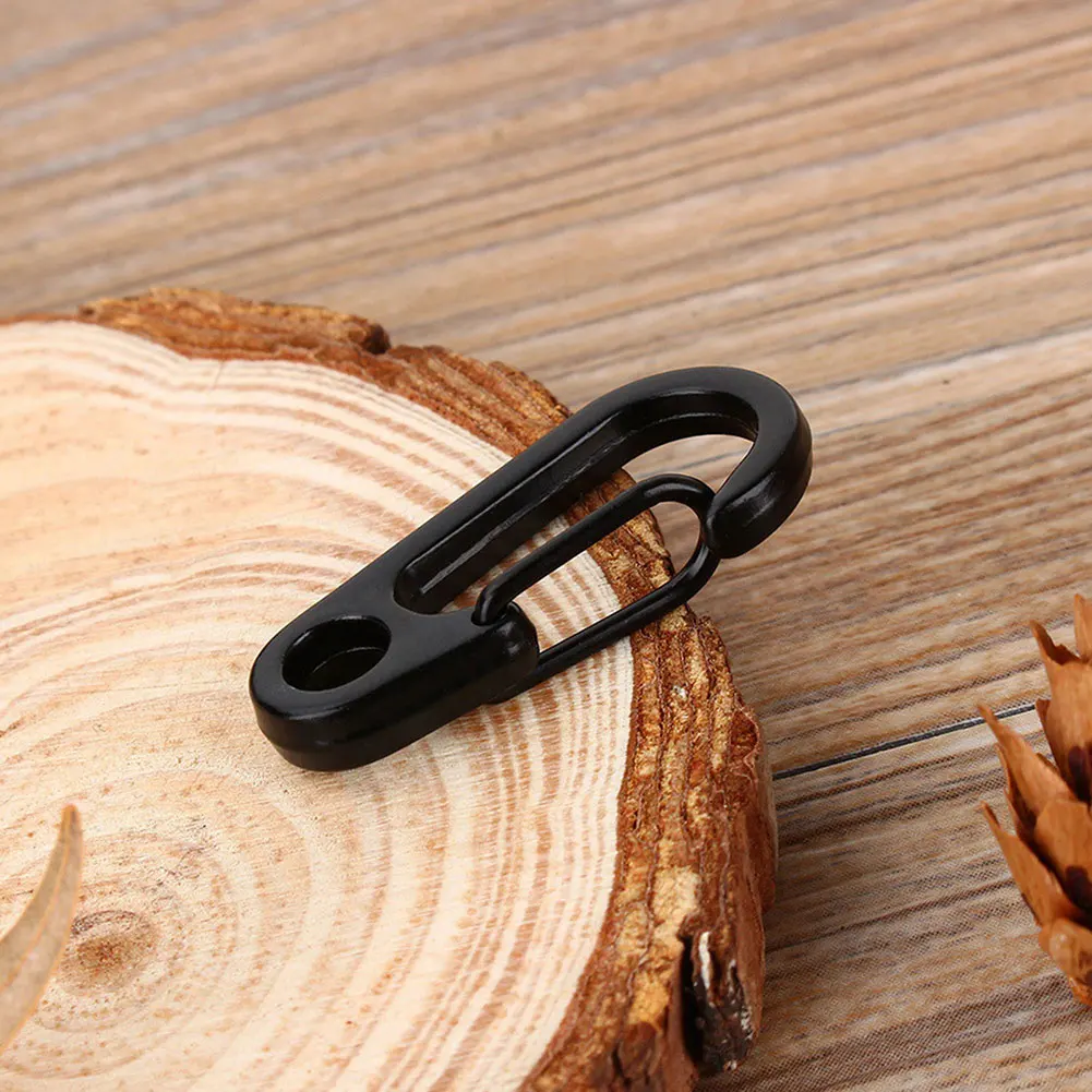 Carabiners كليب المفاتيح مشبك معدني قوي قوي لتخزين أدوات المفاتيح للمشي لمسافات طويلة