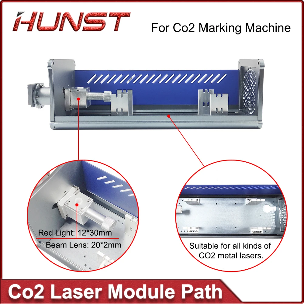 Hunst Co2 Laser Module Path CO2 Marking Machine DAVI Laser Source Mechanical Parts for 10.6um