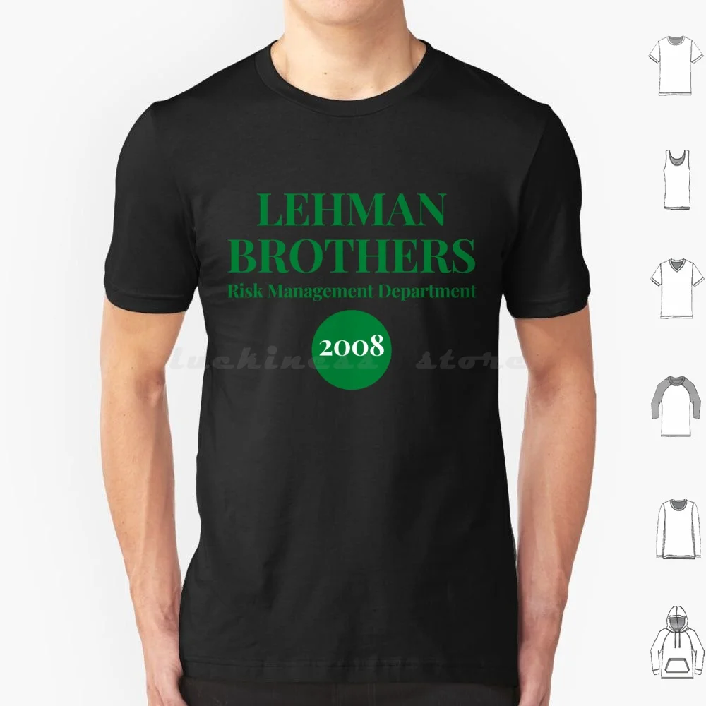 Lehman Brothers Risk Management T Shirt Big Size 100% Cotton 2008 Lehman Brothers Risk Management Lehman Brothers Risk