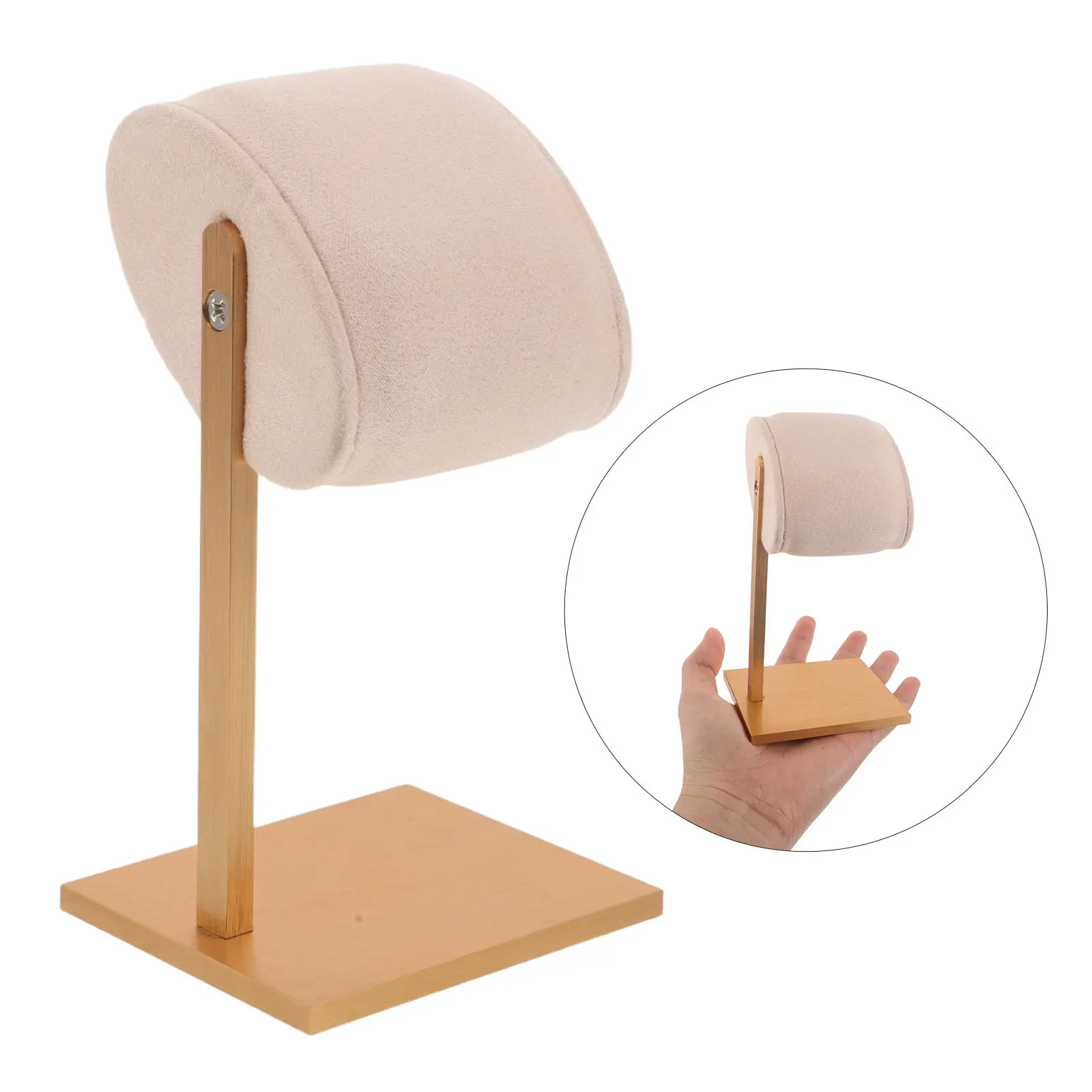 Metal Bracelet Display Stand Vertical Single Rod Organizer Jewelry Holder Retail Rack for Bangles Watches Bracelet Display