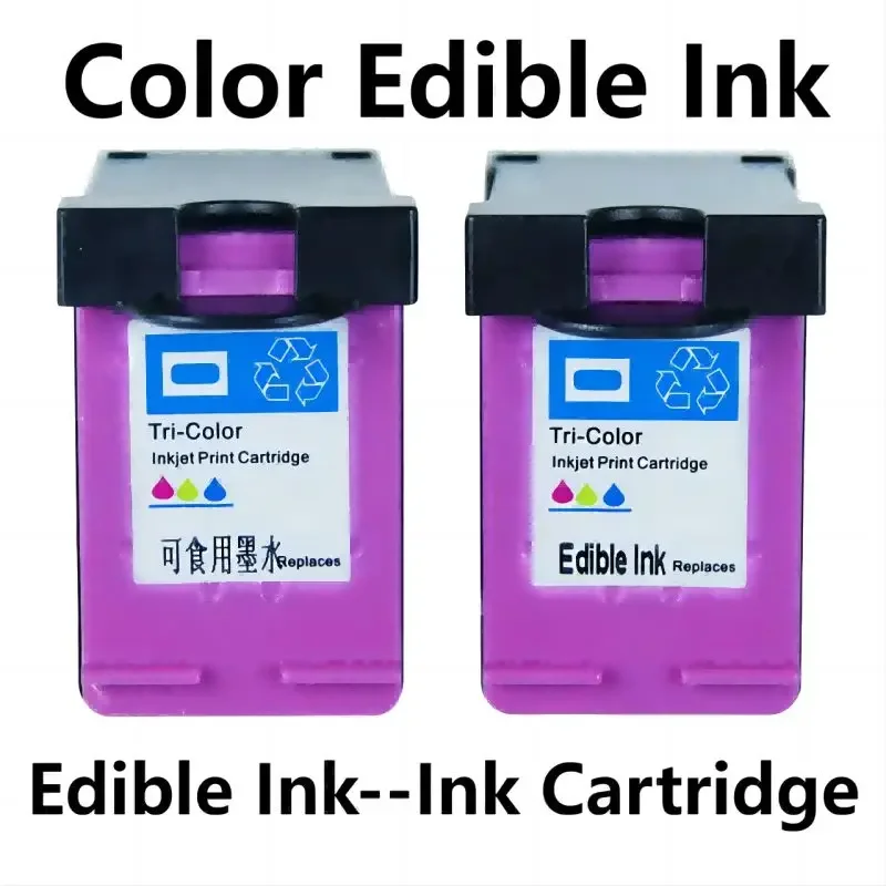 

Color Edible Ink Cartridge Use for Kongten Mbrush Portable Printer Food Inkjet Printer