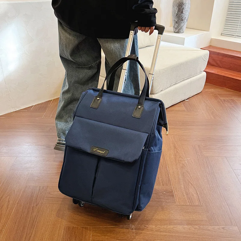 large-capaci-double-oulder-travel-bag-with-pull-rod-boarding-suitcase-ort-trip-lage-bag-ox-cloth-material
