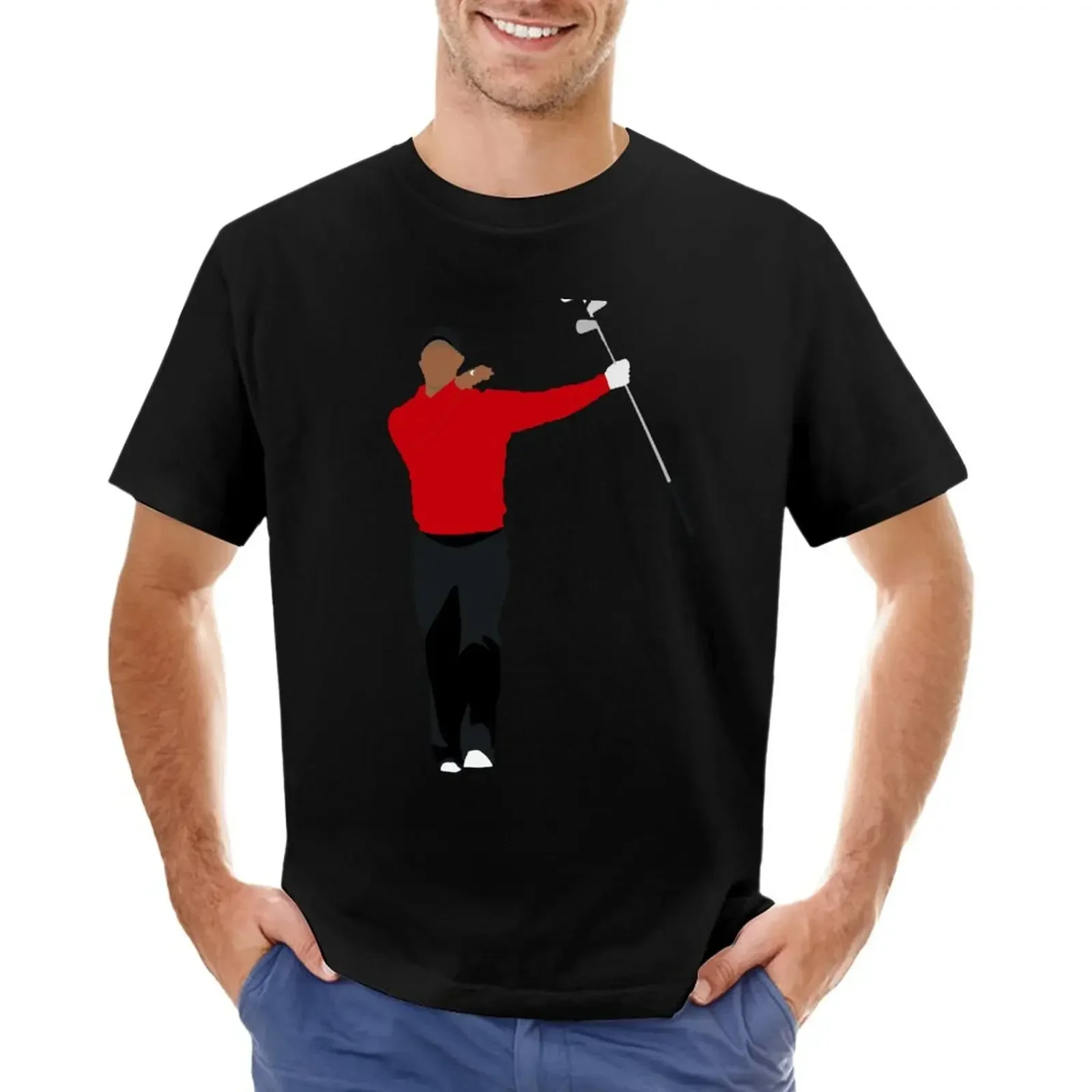 Win, Fist Pump, Golf, Golfer, Golfing, Golf L T-Shirt Tiger, Goat, Sunday Red, Golf Clubs, Club Twirl, pga, Augusta, The Master