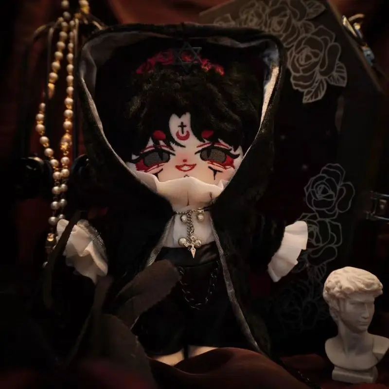 

20 см милый модный бархатный плащ в стиле аниме с вышивкой, рубашка и шорты, комплект, подарок на день рождения для мальчика