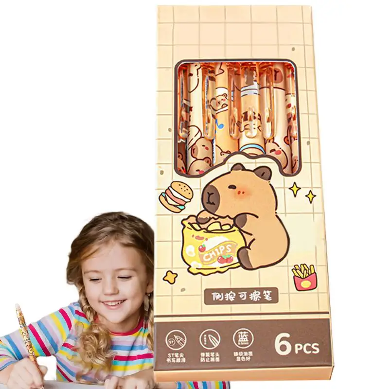 

Pens For Journaling Adorable Animal Pattern Ink Pens Retractable Stationery Set 0.5mm Fine Point Journaling Supplies For Smooth
