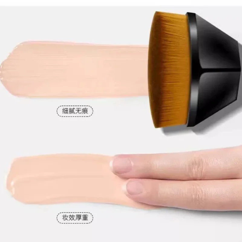 Streak Free Foundation Brush Non-Absorbent Liquid Foundation Applicator Soft Synthetic Bristles Professional Face Makeup Tool