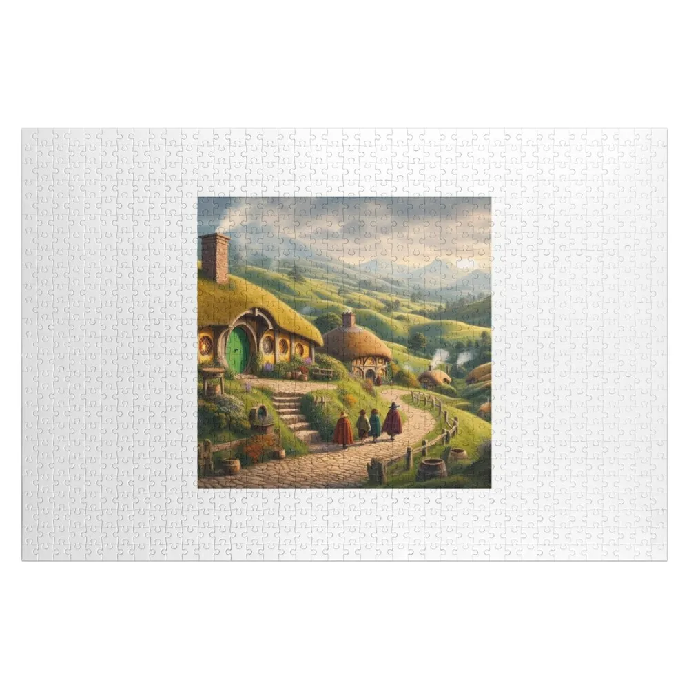 

Hobbiton Jigsaw Puzzle Customized Picture Personalised Puzzle