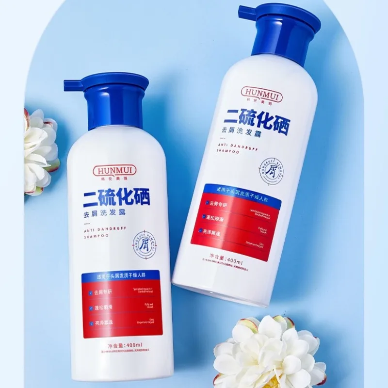 400ml Selenium Disulfide Anti-dandruff Shampoo Refreshing, Anti-itch, Oil-controlling, Mite-removing Hair Follicle Cleaning