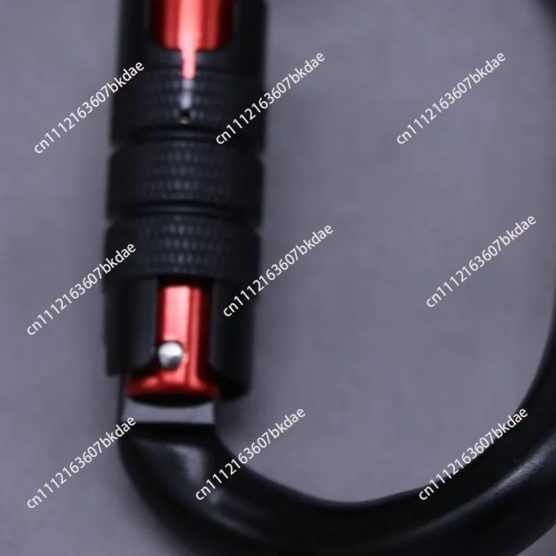 Outdoor Distorted Carabiner Rock Climbing Mountain Hook High Altitude Curved Carabiner Aluminum Alloy Safety Buckle Equipment