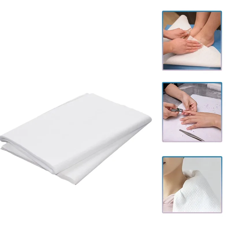 Disposable Manicure Pad:Nail Art Mat Anti-Mess Easy Cleanup Hygienic Portable Salon Home Use Catches Nail Clippings Nail Mat