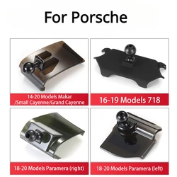 Car Mobile Phone Holder Navigation Bracket Dedicated Base For Porsche Cayenne Macan Paramera 718 911 Car Air Outlet Bracket